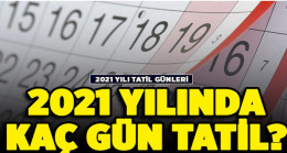 2021 Yılı Resmi ve Dini Günler