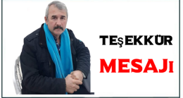 Teşekkür Mesajı