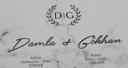 Damla & Gökhan Çiftinin Düğününe Davetlisiniz