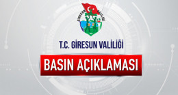 Giresun Valiliği Çavuşlu Çöp Tesisi İle İlgili Basın Açıklaması