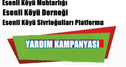 Esenli Köyünde Betonlama İçin Toplanan Para Miktarı;Katkı Sunanlar