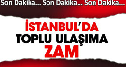 İstanbulda Ulaşıma Yüzde 18 Zam Yapıldı