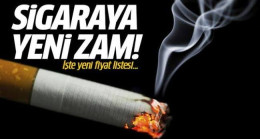 Sigaraya ÖTV Zammı Geldi