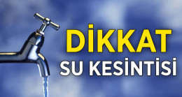 Zonguldak’ta Su Kesintisi Var