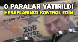 Ramazan Öncesi Paralar Yatırıldı