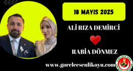 Ali Rıza Demirci & Rabia Dönmez Çifti Evleniyor