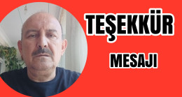 Kadir Karaca Teşekkür Mesajı