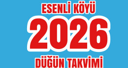 Esenli Köyü 2026 Düğün Takvimi