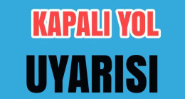 Zıva Grup Yolunda Heyelan Yol Kapalı