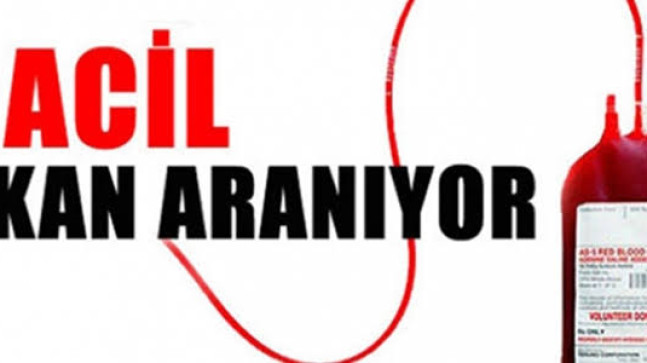 Acil Kan Aranıyor