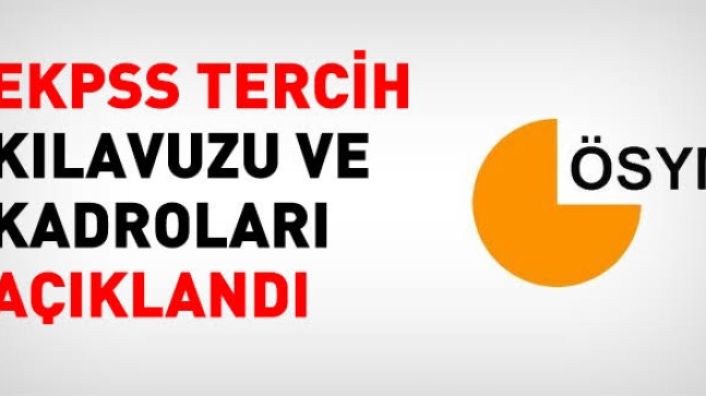 EKPSS Tercih Başvuruları Başlıyor.Klavuz Yayınlandı