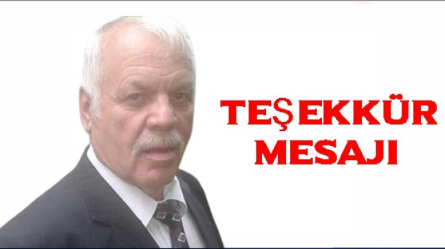 Teşekkür MESAJI