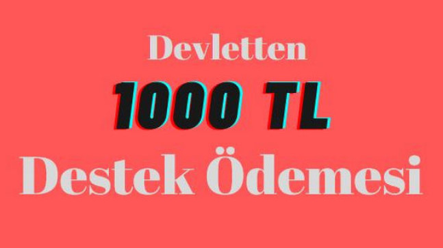 1000 TL Destek Ödemeleri Tekrar Başladı