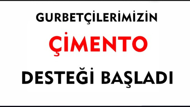 Gurbetçi Köylülerimizden Esenli Köyüne Büyük Destek