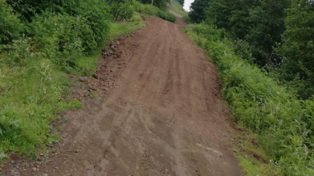 Esenli Köyü Gençleri Birlik Oldu;Yol İçin Kolları Sıvadı