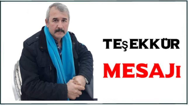 Teşekkür Mesajı