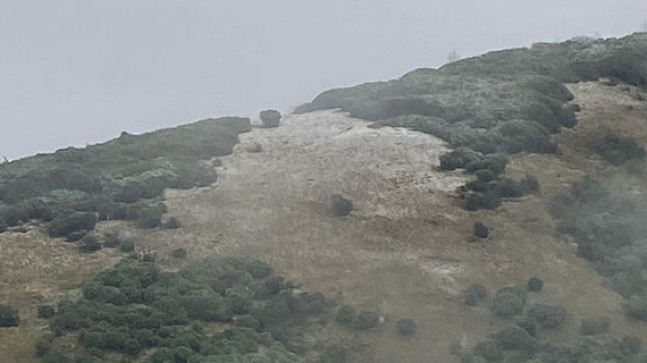 Esenli Köyün’e Kar Geliyor