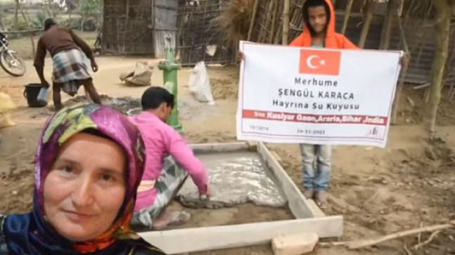 Şengül Karaca İçin Ailesi Hindistanda Su Kuyusu Açtırdı