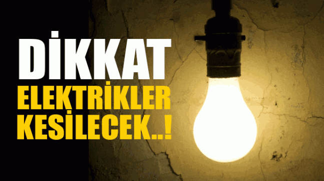 Esenli Köyünde Elektrik Kesintisi