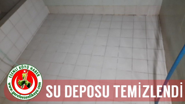 Esenli Köyü Su Deposu Temizlendi