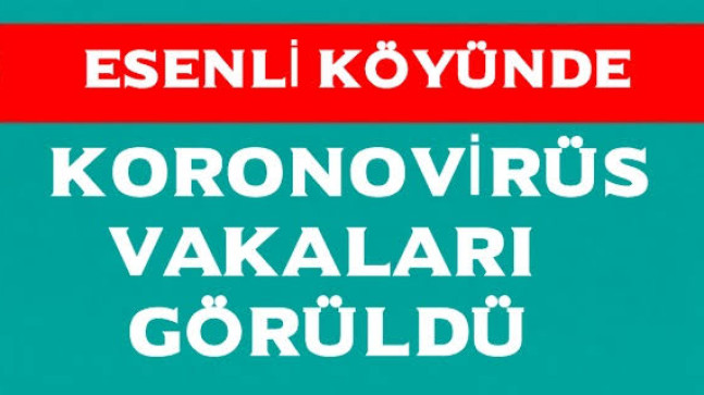 Esenli Köyünde Vakalar Artıyor