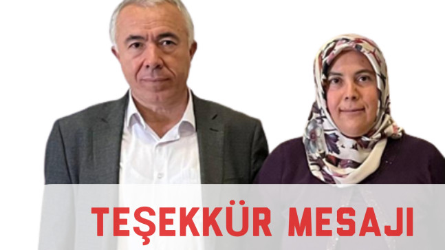 Teşekkür Mesajı