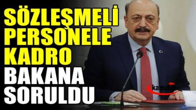 Kamuda Sözleşmeliye Kadro Geliyor