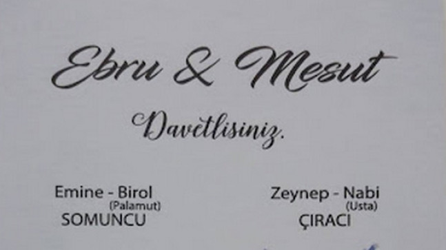 Ebru & Mesut Çiftinin Düğününe Davetlisiniz
