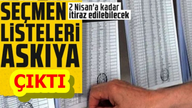 Seçmen Listeleri Yayınlandı İsminizi Kontrol Edin
