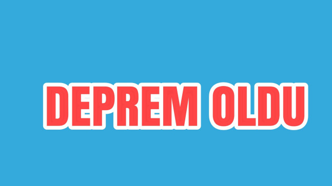 Malatyada Deprem Oldu