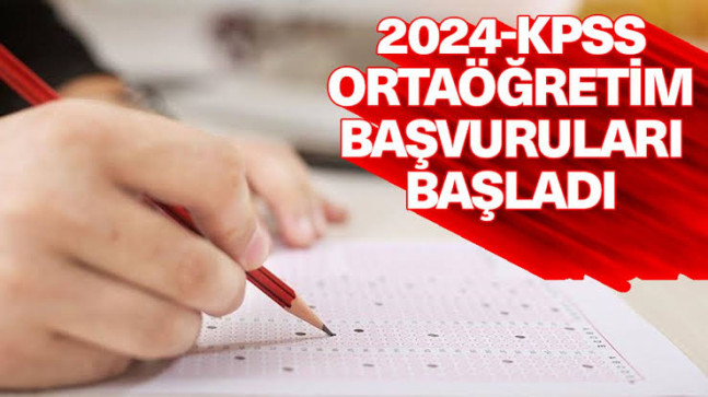 2024-KPSS Lise (Ortaöğretim) Başvuruları başladı