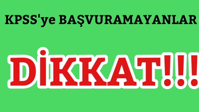 KPSS Ortaöğretim Geç Başvuru Süresi Başladı