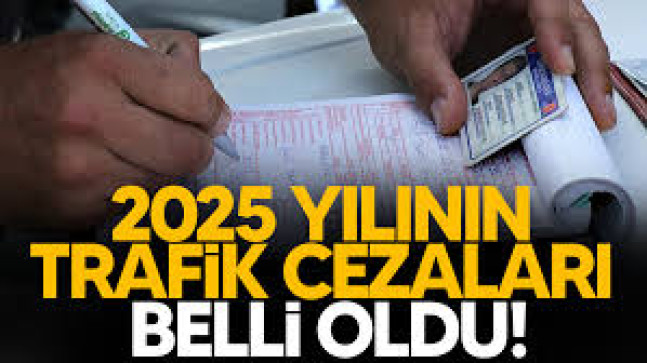2025 Trafik Cezaları Belli Oldu