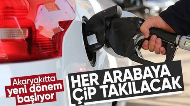 Akaryakıt Satışlarında Yeni Dönem Araçlara Çip Takılacak