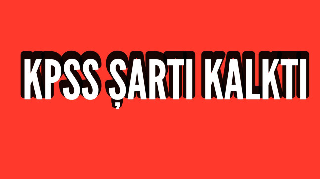 Öğretmen Atamalarında KPSS Şartı Kalktı