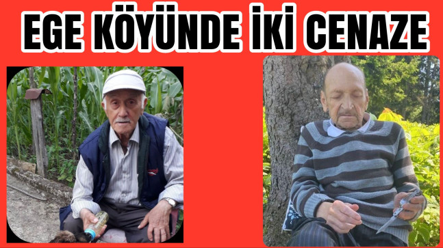 Ege Köyünde İki Cenaze