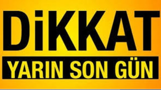 Fındık Üreticilerinin Dikkatine;Yarın Son Gün