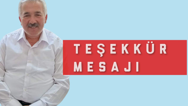 Teşekkür Mesajı