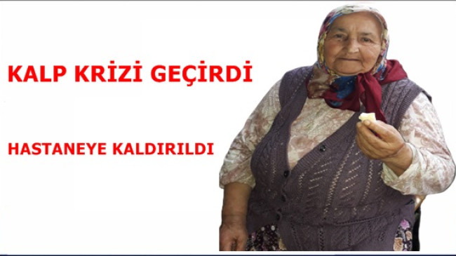 Kalp Krizi Geçirdi Hastaneye Kaldırıldı