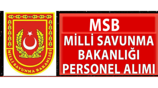 Milli Savunma Bakanlığı  1098 İşci Alacak