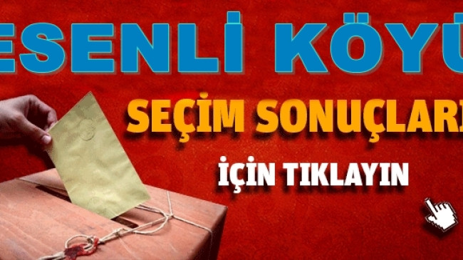Esenli Köyü 2019 Muhtarlık Seçim Sonucu