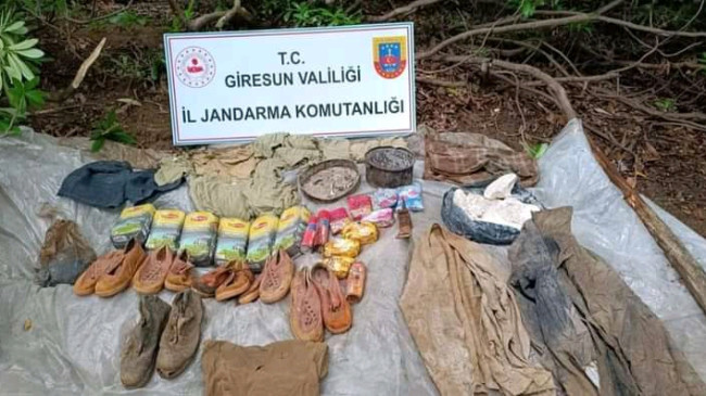 Giresunda Terör Örgütüne Ait Sığınak Bulundu