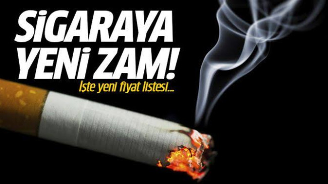 Sigaraya Zam Geldi