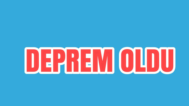 Malatyada Deprem Oldu