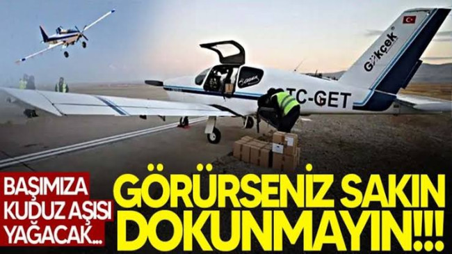18 İlde Havadan Kuduz Aşısı Atılacak