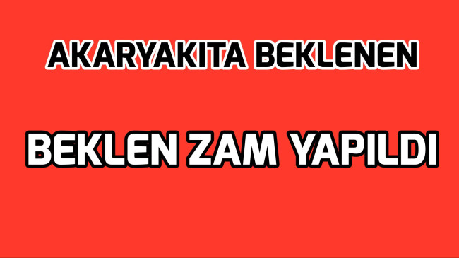 Benzine ve&nbsp; Mazota Zam Kesinleşti