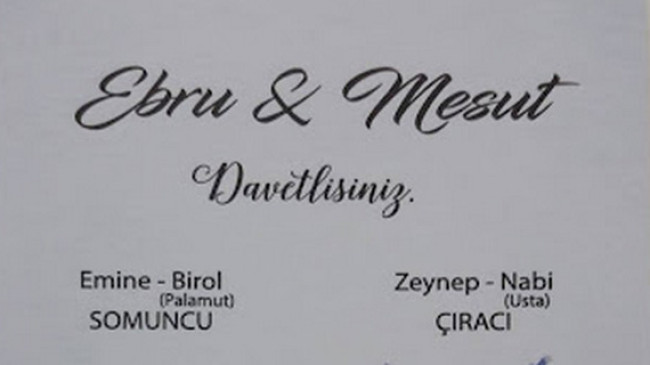 Ebru & Mesut Çiftinin Düğününe Davetlisiniz